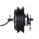 Мотор колесо QS motor 48v-60v1000w(2000w) в ободе 10'' для электроскутера, с барабанным тормозом